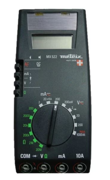 Mx522 - multimetre numerique - metrix_0