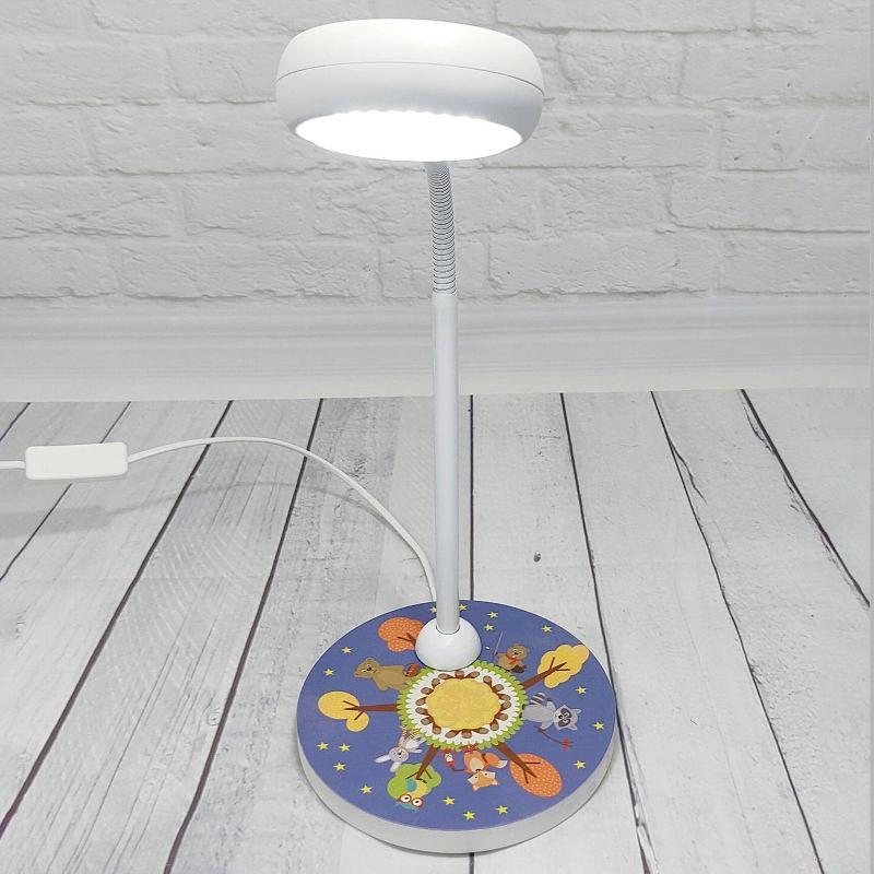NIERMANN STANDBY LAMPE À POSER ANIMAUX DE LA FORÊT À BRAS FLEXIBLE
