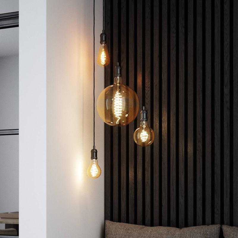 NORDLUX GLOBE LED E27 G200 SMART 4,7W 2 200K 380LM AMBRÉ