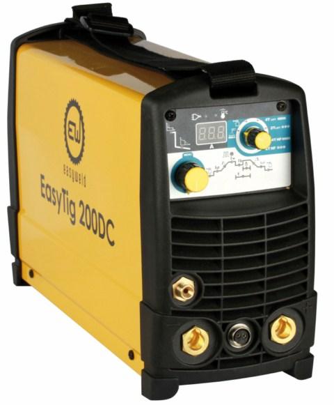 Onduleur de soudage TIG EasyTig 200 DC - affichage digital, amorçage HF, pour électrodes rutiles, basiques et inox_0