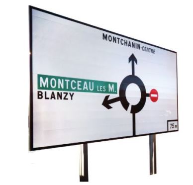 Panneaux de signalisation à lames grandes dimensions - gamme Tasman - montage sur aluminium_0