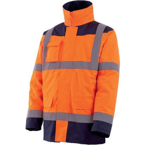 PARKA 4 EN 1 HAUTE VISIBILITÉ ORANGE DE TAILLE XL - SINGER SAFETY