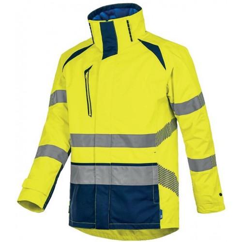 PARKA HAUTE VISIBILITÉ IMPERMÉABLE ET RÉTRORÉFLÉCHISSANTE LONG LIFE - JAUNE XL T2S