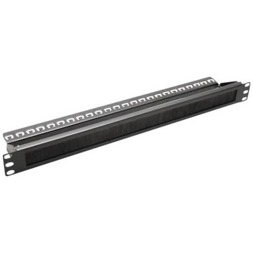Panneau 1U 19" Avec Brosse - Gestion Des Câbles Compacte Et Installation Facile Pour Racks Et Armoires Serveur
