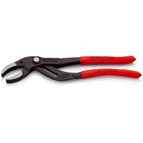 PINCE POUR SIPHONS ET CONNECTEURS AVEC MÂCHOIRES EN PLASTIQUE VISSÉES - 250MM KNIPEX