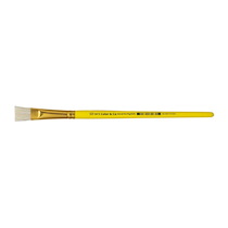 PINCEAU BROSSE EN SOIE DE PORC,PLAT,N.10 - LOT DE 36