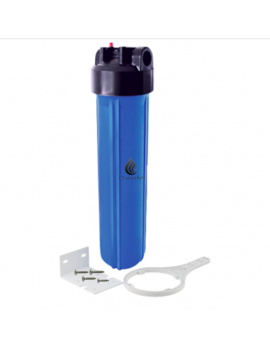 Porte filtre Big-Blue 20 pouces & filtres - Débit jusqu'à 9 m3/h - Temp max 40°C - Pression max 6,9 bar_0