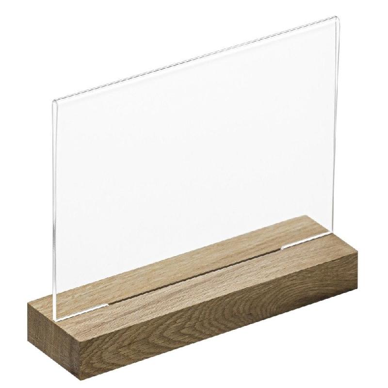 Porte visuel Base Bois Format A6 Paysage_0