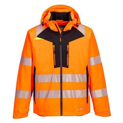 PORTWEST DX462 DX4 VESTE DE PLUIE HAUTE VISIBILITÉ ORANGE - TAILLE XXXL