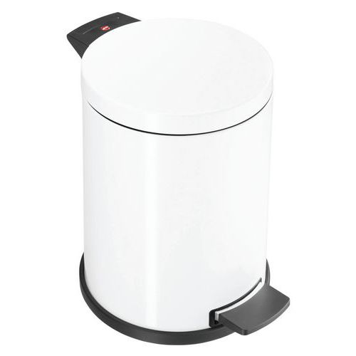 POUBELLE POUR SANITAIRE À PÉDALE PROFILINE SOLID 14 BLANCHE - HAILO