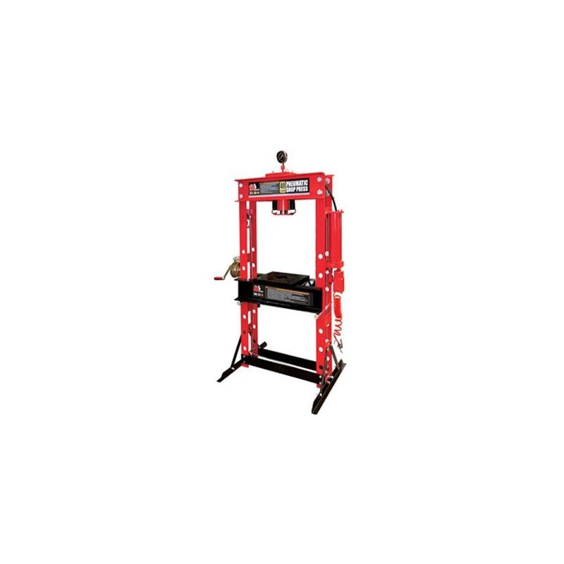 Presse hydraulique 40 tonnes - pneumatique avec treuil et réglage en hauteur_0