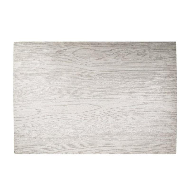 Set de table réutilisable en PVC simili hêtre 45x30cm - par 12_0