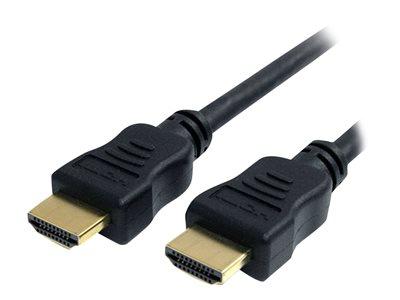 STARTECH.COM CÂBLE HDMI 1M - CÂBLE HDMI HAUT DÉBIT 4K AVEC ETHERNET - CORDON HDMI UHD 4K 30HZ - BANDE PASSANTE 10.2 GBPS - CÂBLE VIDÉO/AFFICHAGE HDMI 1.4 M/M 28AWG - HDCP 1.4 - NOIR