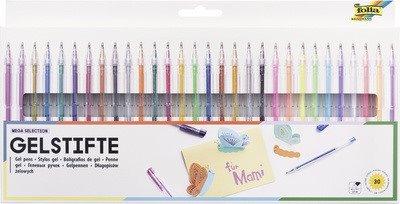 STYLO GEL MEGA SELECTION, ASSORTI, ÉTUI DE 30 - LOT DE 2