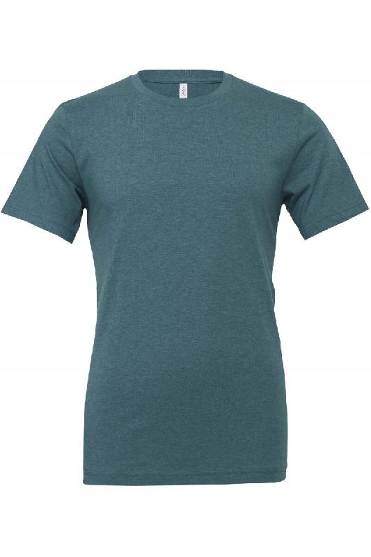 T-shirt homme col rond Heather Heather Deep Teal XL 52% Coton | 48% Polyester - XL 0884913473928_0