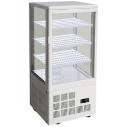 Vitrine verticale réfrigérée sur comptoir rectangulaire - 430x390x1000 mm - 160 W 230/1V - 13859270 Eurast - gris multi-matériau 13859270_0
