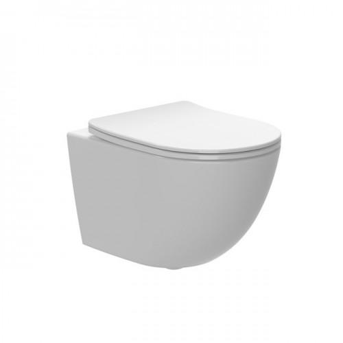 WC SUSPENDU SANS BRIDE - 360 X 360 X 485 MM - BELVOYE KRAMER