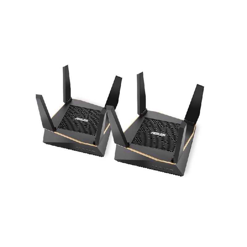 ASUS AiMesh AX6100 - Routeur sans fil tri-bande Gigabit Ethernet Wi-Fi 6 (2,4 GHz / 5 GHz / 5 GHz) - Débit jusqu'à 6071 Mbit/s_0