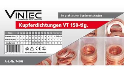 Assortiment Joints cuivre en coffret 150 pièces - VINTEC_0