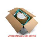 Bétonnière électrique non tractable 160 litres IMER - 230V, cuve en acier traité, moteur monophasé_0
