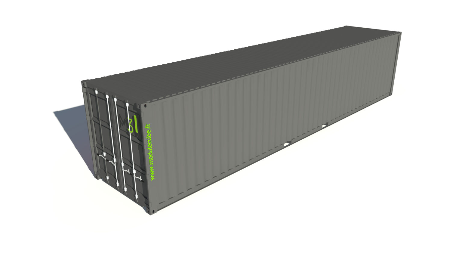 Conteneur maritime 40 pieds DRY - acier corten - cloisonné et étanche aux intempéries - norme ISO_0