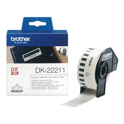 DK-22211 - Rouleau d'étiquettes Brother original  Blanc, 29 mm x 15,24 m_0