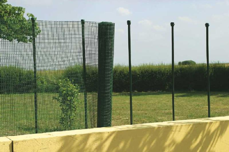 Grillage plastique Cuadranet - vert - maille 1 cm - 1 x 3 m_0