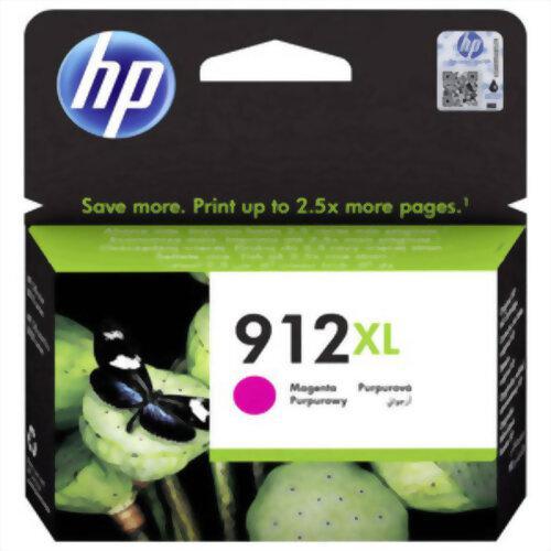 Hp 912xl cartouche encre magenta gd capacité authentique (3yl82ae) hp officejet pro 8010/8020 series_0