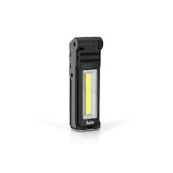 Lampe torche LED rechargeable 3,7V Super LED 2x3W 200 lumens Autonomie 4 heures ASLO - noir 5604612699512_0