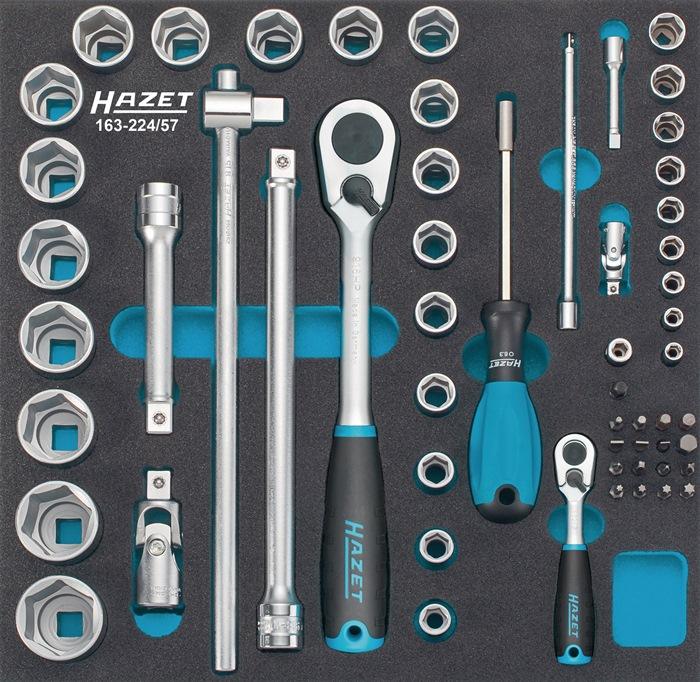 Module à  outils 163-224/57 57 pièces HAZET_0
