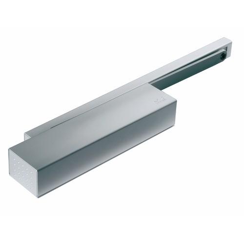 FERME-PORTE À BRAS GLISSIÈRE + PLAQUE - FORCE 4 - BLANC - TS 91 B DORMAKABA