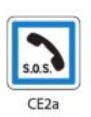 Panneau de signalisation d'indication des services type ce - jesignale_0