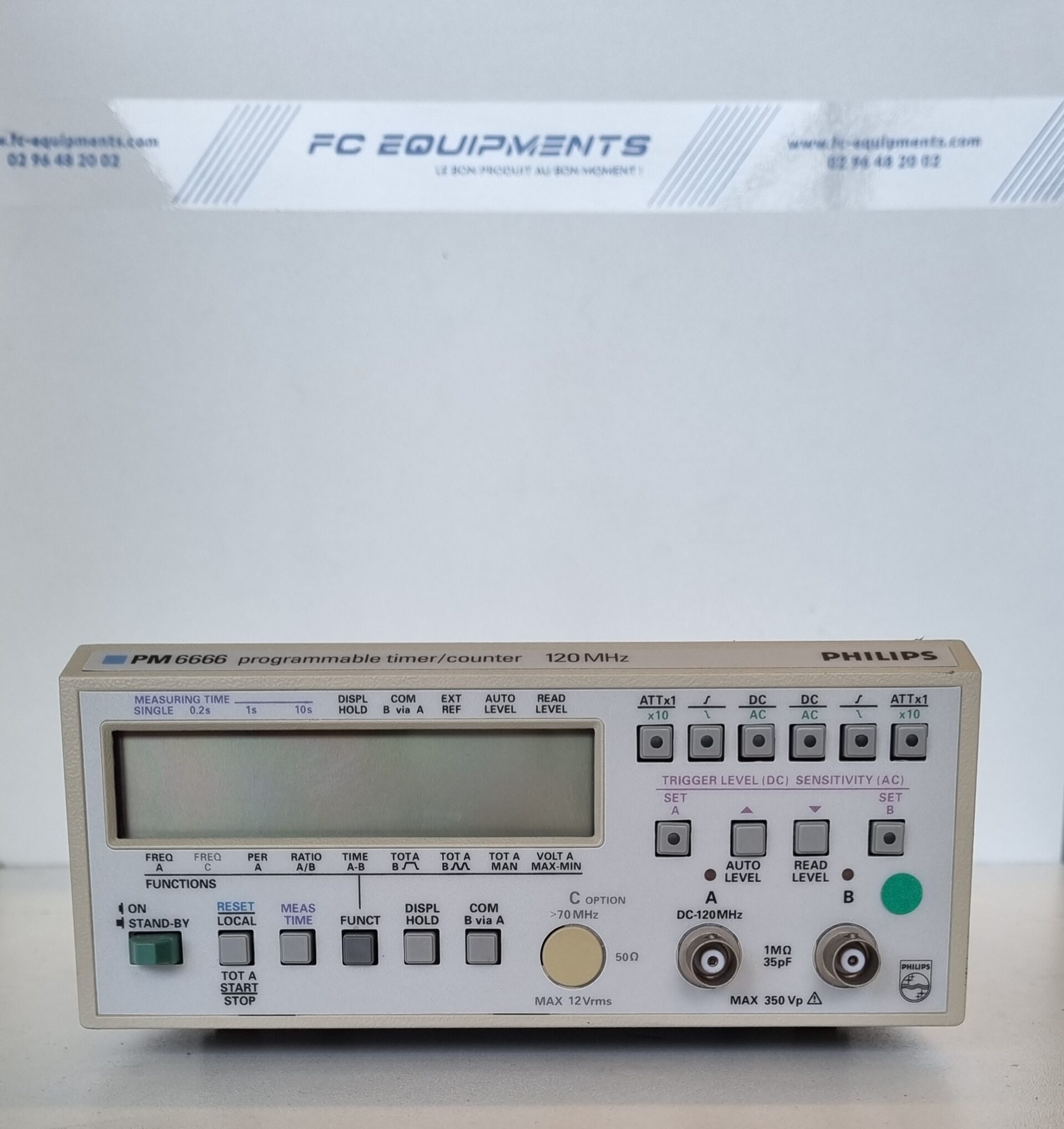 Pm6666-016 - compteur de frequence - philips - 1,3 ghz - mesures de fréquence_0