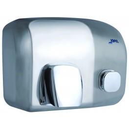 Sèche-mains électrique à poussoir en inox - 1800W - 21x28 cm - Temporisation 50 secondes_0