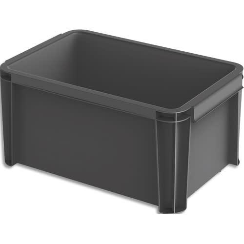 Sundis boîte de rangement Masterbox 5L - 28,5x18,3x13,8cm - 2 poignées - Renforts latéraux et inférieurs - Superposable - Réf. 4510001_0