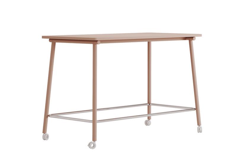 Table haute sur roulettes - 140-x-80-cm_0