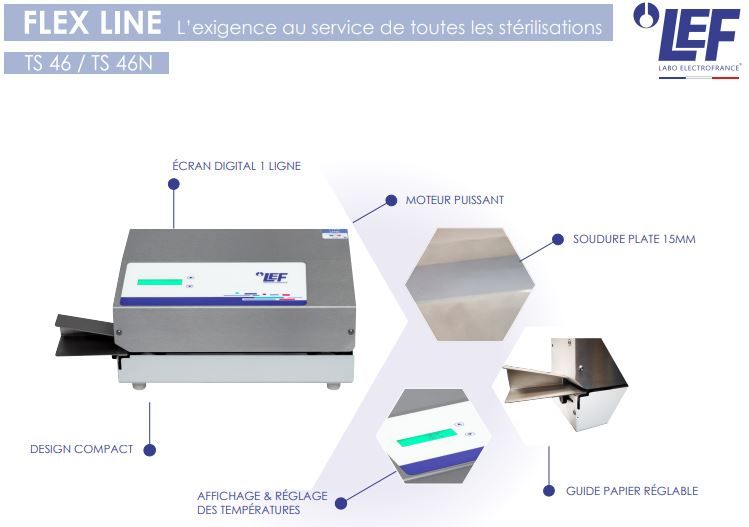 Thermosoudeuse FLEX LINE TS46 / TS46N - écran 1 ligne - compacte, robuste et polyvalente_0