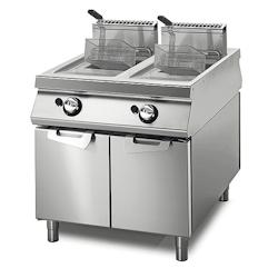 Virtus group Friteuse Gaz 13+13 Litres sur Coffre avec Portes - Virtus - 0698142080389_0