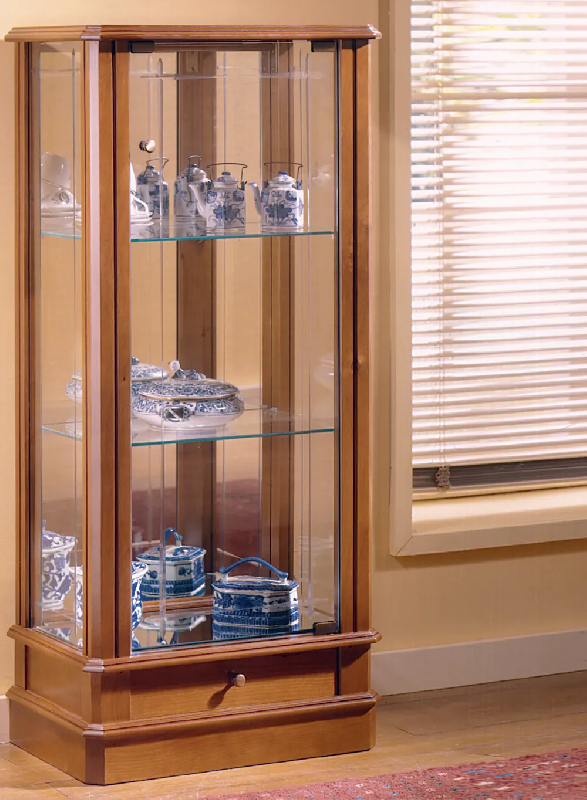 Vitrine en bois dv4va - merisier_0