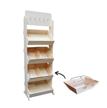 0229 - meuble présentoir - alv -  4 casiers salaison bois clair_0