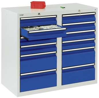Armoire à tiroirs avec 12 tiroirs h900xl1000xp500mm_0