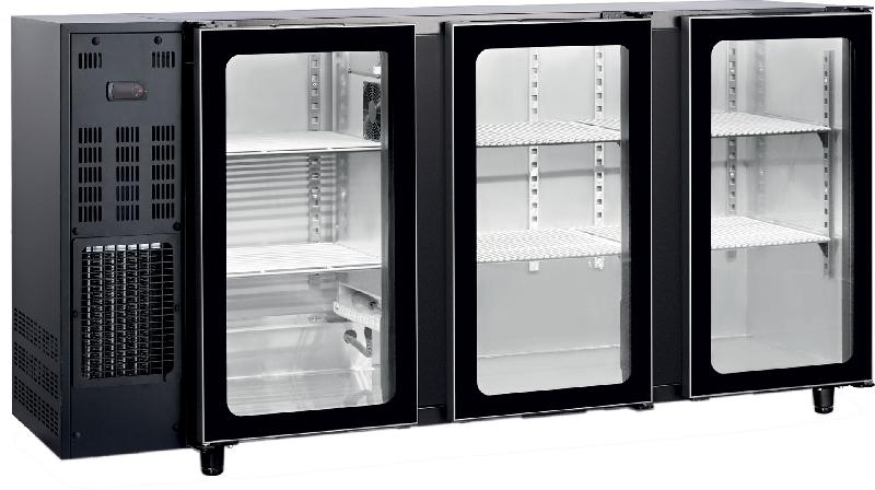 Arrière-bar 3 portes pleines - Groupe logé - 466 litres - 2065x565x890 mm - FGB206PV_0