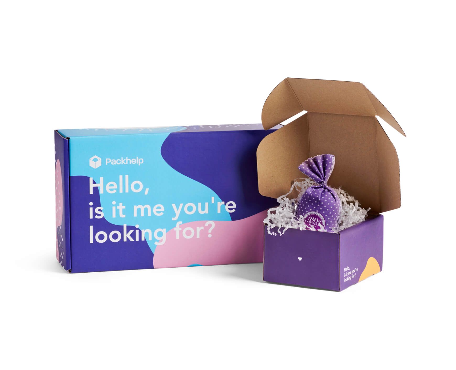 Boîte d'expédition quadrichrome - Packhelp SA - carton ondulé personnalisable 28.9 x 22.8 x 8.3 cm - impression CMJN_0
