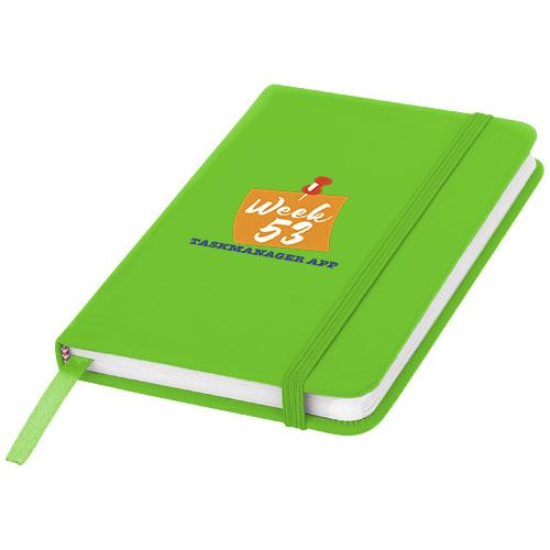 Carnet de notes A6 Spectrum - couverture rigide avec élastique et ruban - 96 pages papier ligné 60g/m²_0