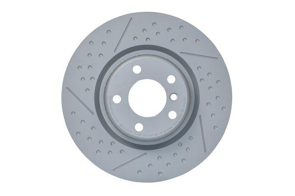 Disque de frein Bosch 0986479E05 - arrière - deux pièces fendu/poinçonné/ventilé_0