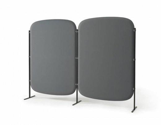 Ensemble de 2 Cloisons Acoustiques FLOCON - structure partagée - Référence 8038 FR207 - Dimensions L 247 x H 180 cm_0
