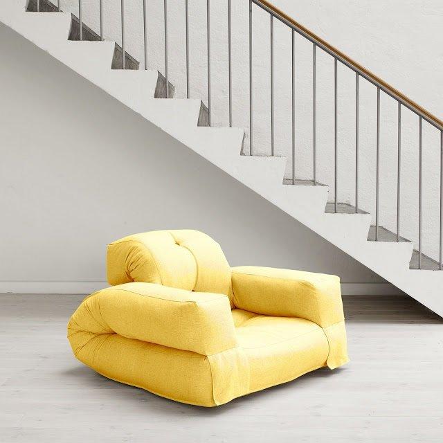 futon jaune