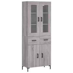 Helloshop26 - Buffet bahut commode armoire meuble de rangement organisateur cuisine salle de séjour salon haut sonoma 69,5 x 34 x 02_0035562 - 300021_0
