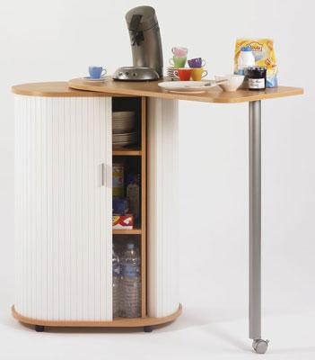 LE MEUBLE DE RANGEMENT AVEC TABLE PIVOTANTE SNACK NANTES HÊTRE