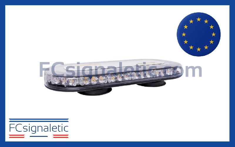 Mini rampe Optoguard Defender orange magnétique prise allume cigare 365mm LEDSON_0